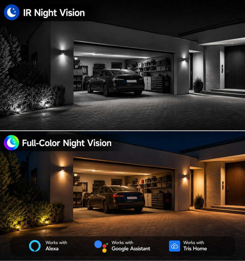 Light Bulb Security Camera,2K 5G & 2.4G WiFi Bulb Cameras for Home Security | Wireless Outdoor Cam with Motion Detection,2-Way Talk,Color Night Vision,Light Socket Security Camera Work with Alexa