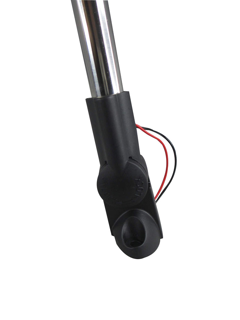 Pactrade Marine Boat Pontoon LED All Round Anchor Fold Down Light SS Pole 10-30V 9-1/2''H 2NM USCG A16 Certified