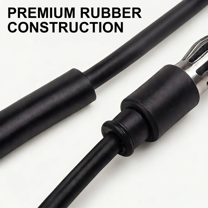 STUDIOFINIX 1.3M Marine Radio Antenna, Waterproof Dipole Hideaway FM Antenna No Drilling Easy Install for Car Boat ATV UTV, Black