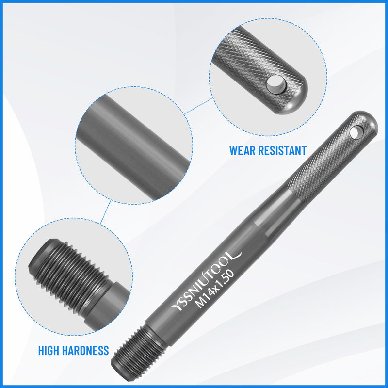 2PCS Wheel Hanger Alignment Pin Guide Tool,Wheel Lug Bolt Automotive Mechanic Tool,Wheel Alignment Pin Compatible with Audi Volkswagen Benz Ect (Forged with Aluminum Alloy M14X1.50 2PCS)