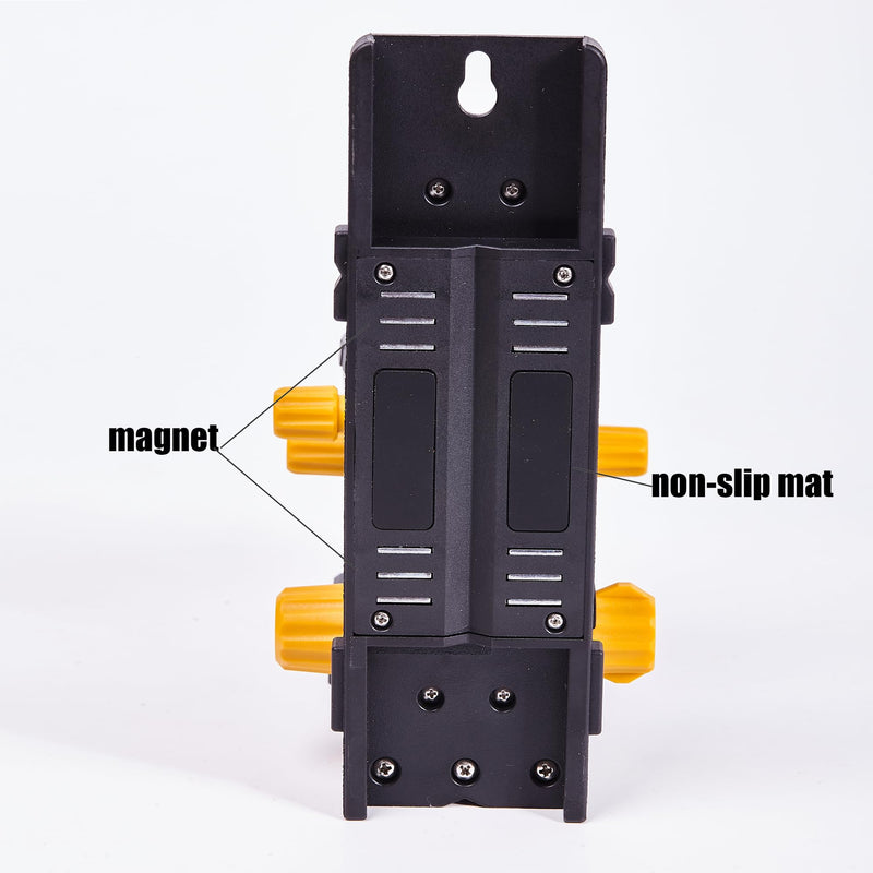 laser level accessory kit 360 ° base, upgraded base stability bracket, with 5/8-inch threaded interface, multifunctional magnetic rotating base with tilt angle adjustment and adjustable clamp
