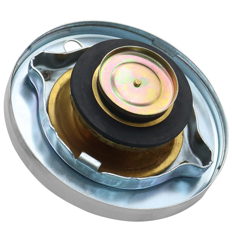 Transfer Tank Fuel Cap Diesel Tank Cap for Venting Pressure,Vented Gas Diesel Lid for 2 Inch Base,Gas Fill Lid for Ford GMC Truck w/Transfer Auxiliary Fuel/Storage Truck Tool Box-Only Include Fill Lid Silver