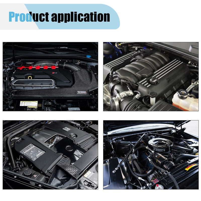 3PCS Auto Water Temp Joint Pipe, Aluminum Sensor Gauge Radiator Hose Adapter, Universal Water Temperature Extension Adapter with Clamps (34MM) 34MM