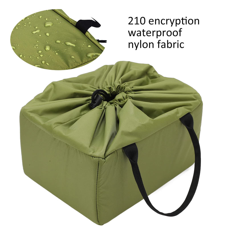 Hilitand Protective Flexible Padded Storage Bag, Removable Partition Camera Inserts Padded Bag Pouch with Adjustable Dividers Shockproof for Mirrorless Cameras, Lenses, Flash
