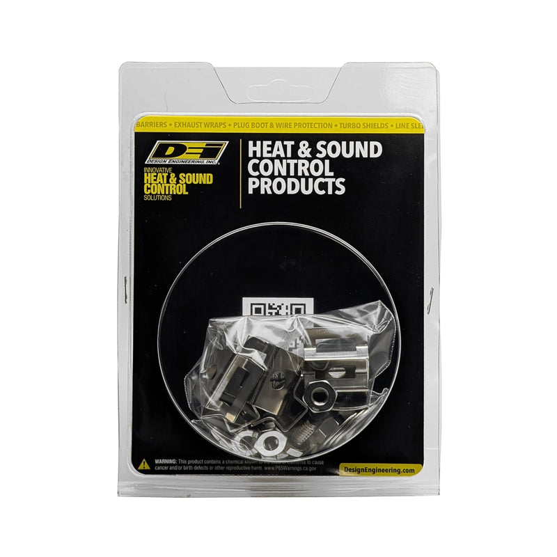 Design Engineering 10224 Heat Shield Mounting Kit with 6 Stainless Steel Standoffs, 1/2 inch