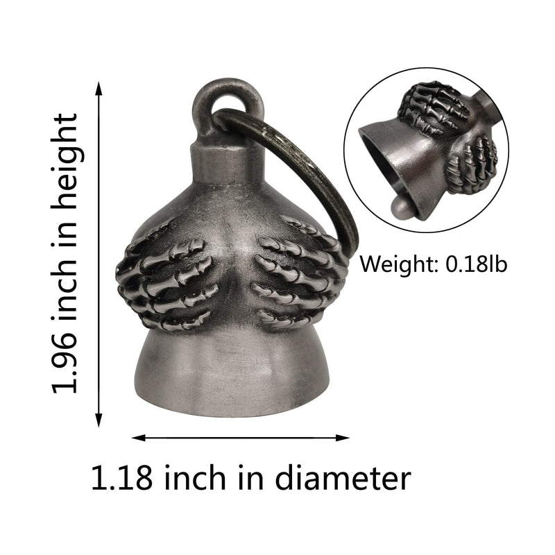 Motorcycle Bell with Hanger for Biker, Good Luck Biker Bells & Motorcycle Accessories, Keychain Luck Bell Handful