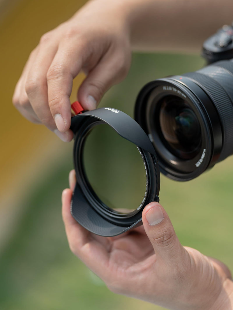 Kase Kowl Magnetic Metal Lens Hood for Revolution/Revolution Plus 82mm Filters (Hood + 82mm Adapter) Hood + 82mm Adapter