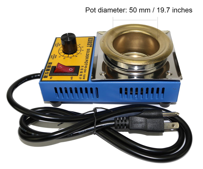 TwinkleBay Solder Pot 50mm with 500g Capactity for Welding and Soldering Bath, 110V 150W
