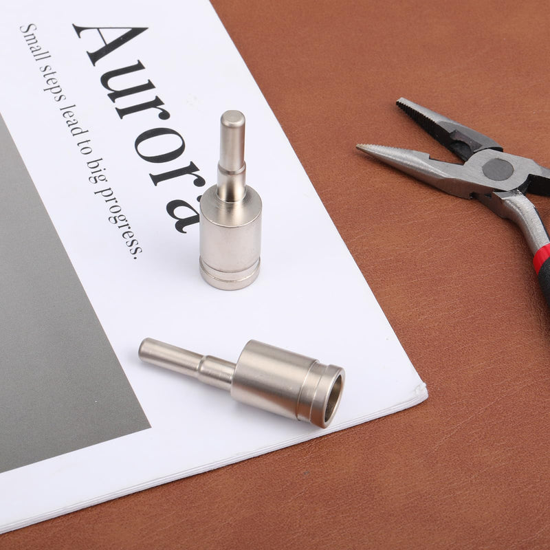 2 Pcs Amp Input Reducer 4 Gauge Heavy-Duty Brass Amp Input Reducers Car Stereo Audio Wire Reducer with Heat Shrink Tubing Allen Key for Amp-Inputs AWG Pin Power Ground Connection