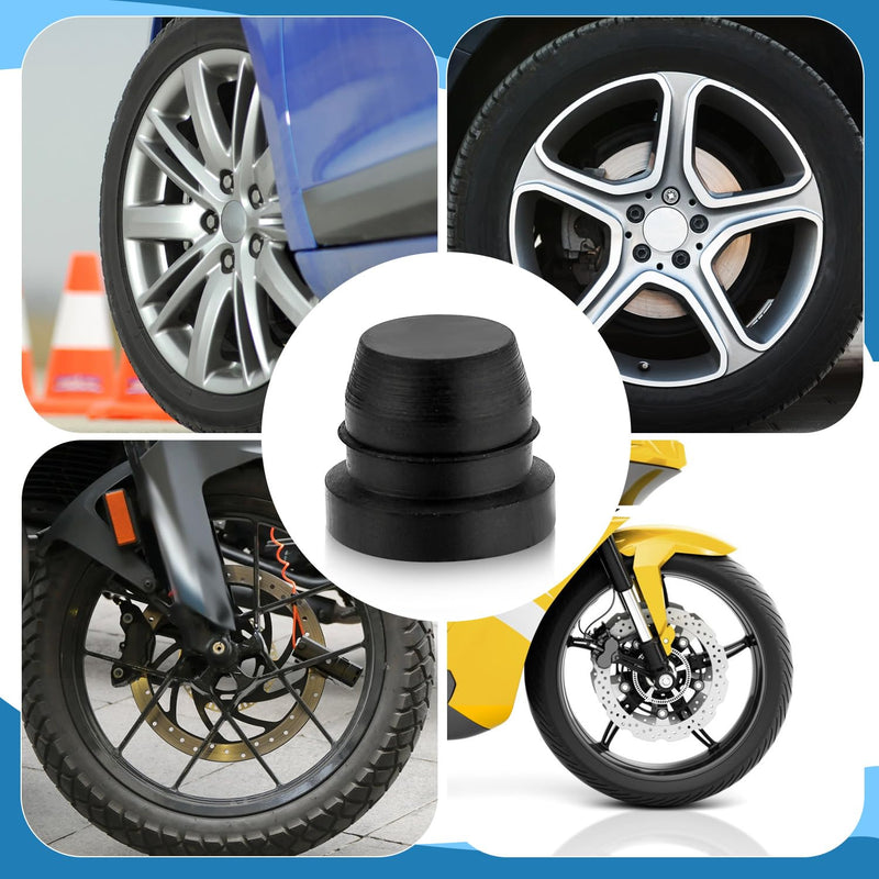 50pcs Brake Bleeder Cap, Waterproof Brake Bleeder Nipple Caplier Grease Zerk Covers Rubber Screw Valve Caps Auto Grease Fitting Caps for Motorcycle Car Braking Systems
