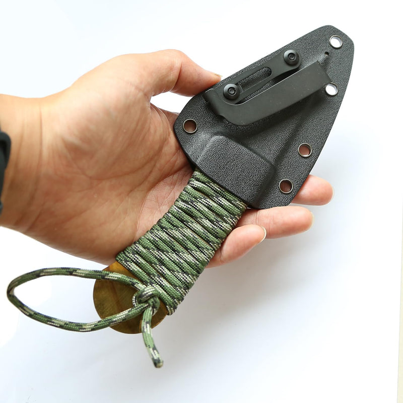 Professional Grafting Knife -Japanese Kiridashi Knife (HRC66-69) Single Blade/Right Hand/Full-Tang Design Garden Tools for Precision Grafting Tool Camo