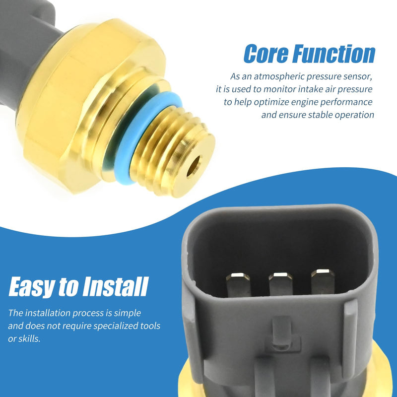 68002442AA Barometric Pressure Sensor, Replacement for Dodge Ram 2500 3500 4500 5500 L6 6.7L 2007-2012, Replaces 9047163 4921746