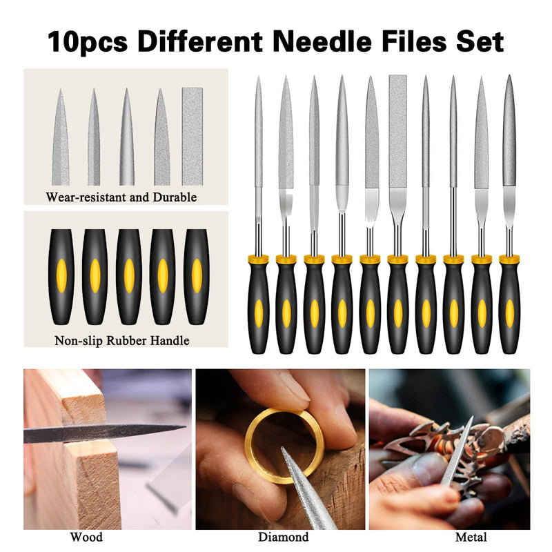49Pcs 3D Printer Accessories Kit, 3D Printing Tools Set Includes Nozzle Cleaning Kit, Deburring Tools, Needle Files, Removal Tools, Craft Knife, Tweezers, Cutting Mat for 3D Prints Finishing 49 Pcs