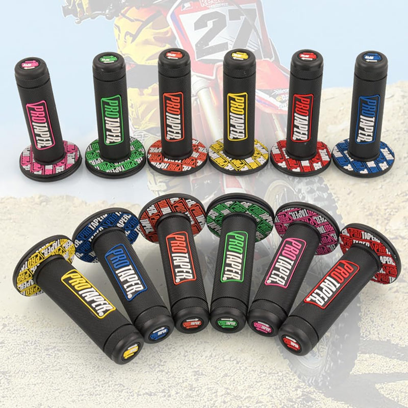 7/8" Motorcross Handle Grips Dirt Bike 22mm 24mm Truster Grips Motorcycle Ergonomic Bar End Non Slip Grip Gel Gep Scooter Cruiser Racing Mountain Black Red Pro taper