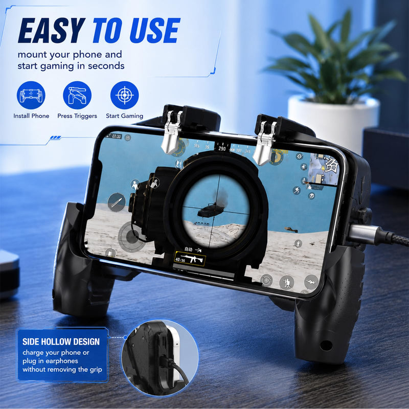Pubg Mobile Controller,Pubg Mobile,Phone Controller,Control Para Telefono,Gatillos Para Celular Call Of Duty,Ergonomic Grip Design,For Pubg/apex/fortnitee/COD For 4.7-6.5 Inch Iphone & Android