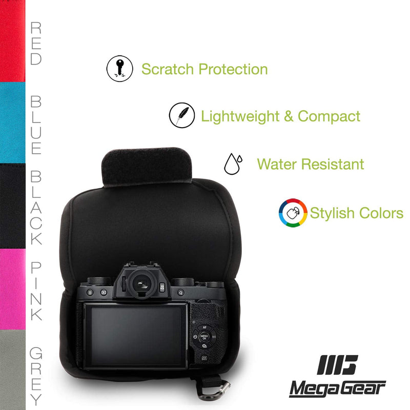 Megagear MG1487 Fujifilm X-T100 (15-45MM) Ultra Light Neoprene Camera Case - Black One Size
