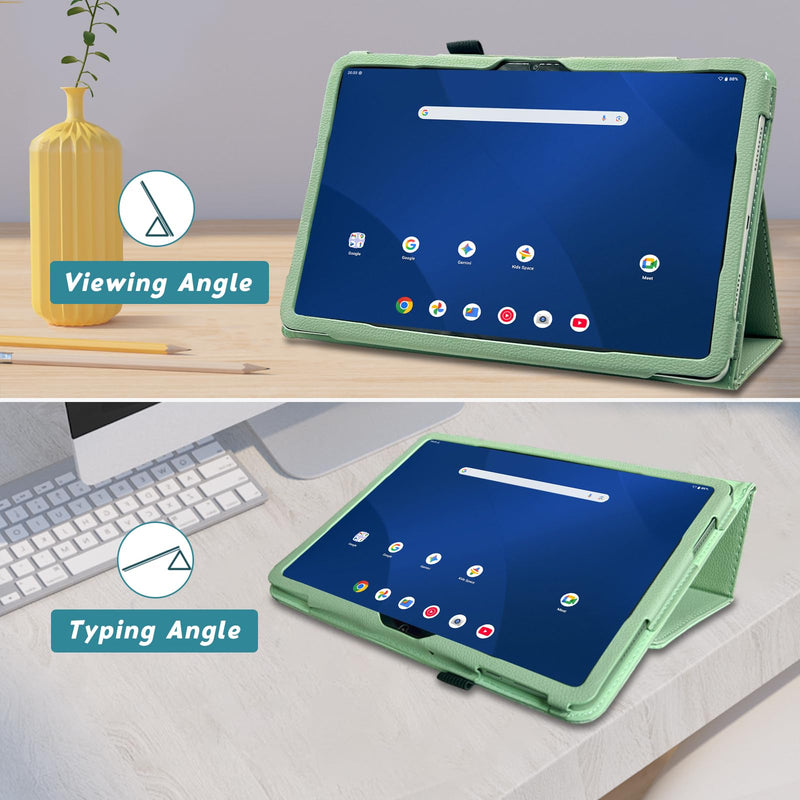 DMluna Case for Onn 11 Core Tablet Gen 5 (Model:36018341) 2026 Release, Premium Lightweight PU Leather Cover with Folding Stand, Magnetic Closure, Agave Green for Onn 11 Core Tablet Gen 5 (Model:36018341) *Agave Green*