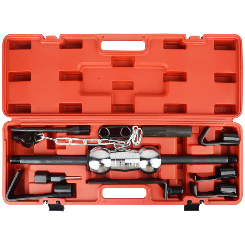 13PC Dent Puller with Slide Hammer Auto Body Truck Repair Tool Kit Set, Heavy Duty Auto Body Dent Repair Tool Kit, Automotive Dent Remover