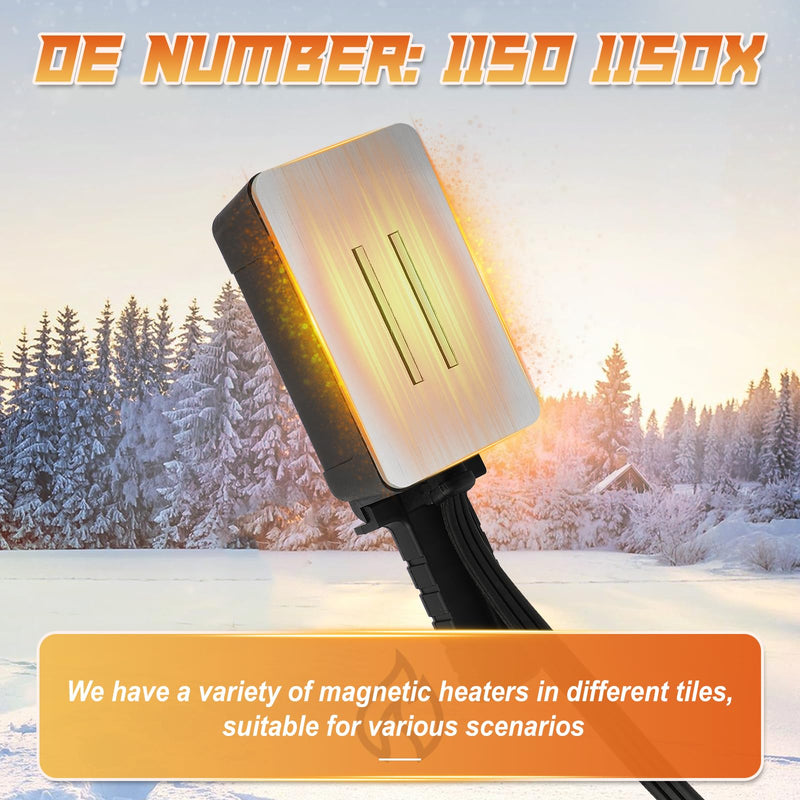 1155X 1155 Magnetic Engine Block Heater, 120V, 200W, Suitable for a wide range of vehicles, equipment, components, etc. 1155X-200Watt