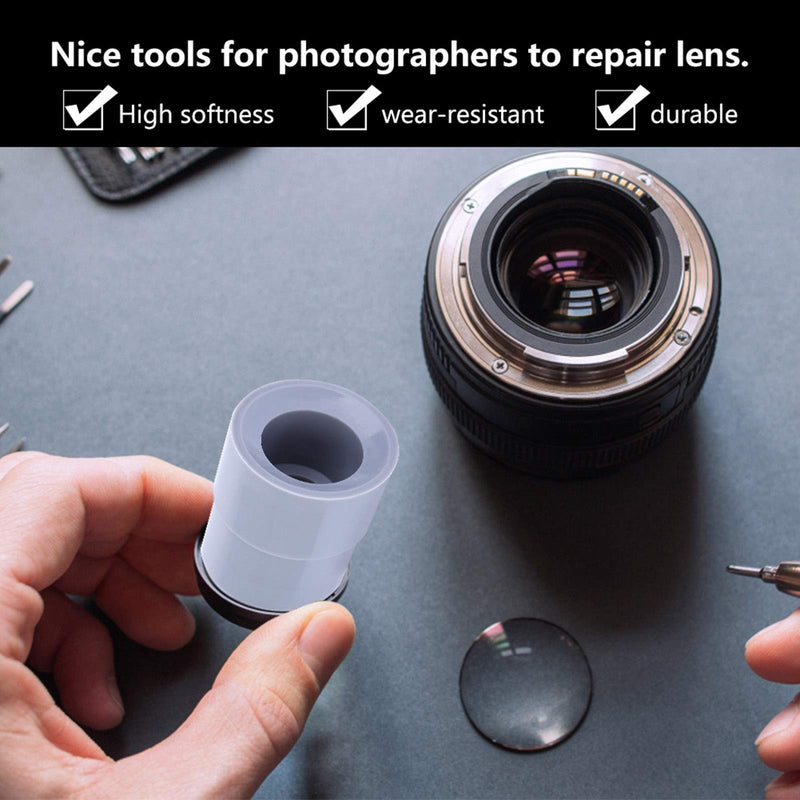 Hilitand 9pcs Camera DSLR Lens Repair Tools Set for Photographers,8-83mm Lenses Removal Rubber Accessory Lens Accessories for Cameras to Use
