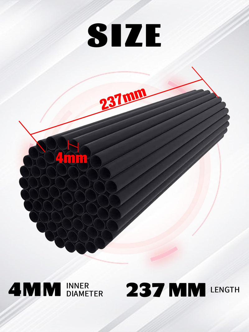 JFG RACING Bike Spoke Covers,Universal 72Pcs Dirt Bike Spoke Skins Wheel Wraps for 8"-21" Rims for Dirt Pit Bike Motorcycle Bicycle Wheelchair Decoration - Black