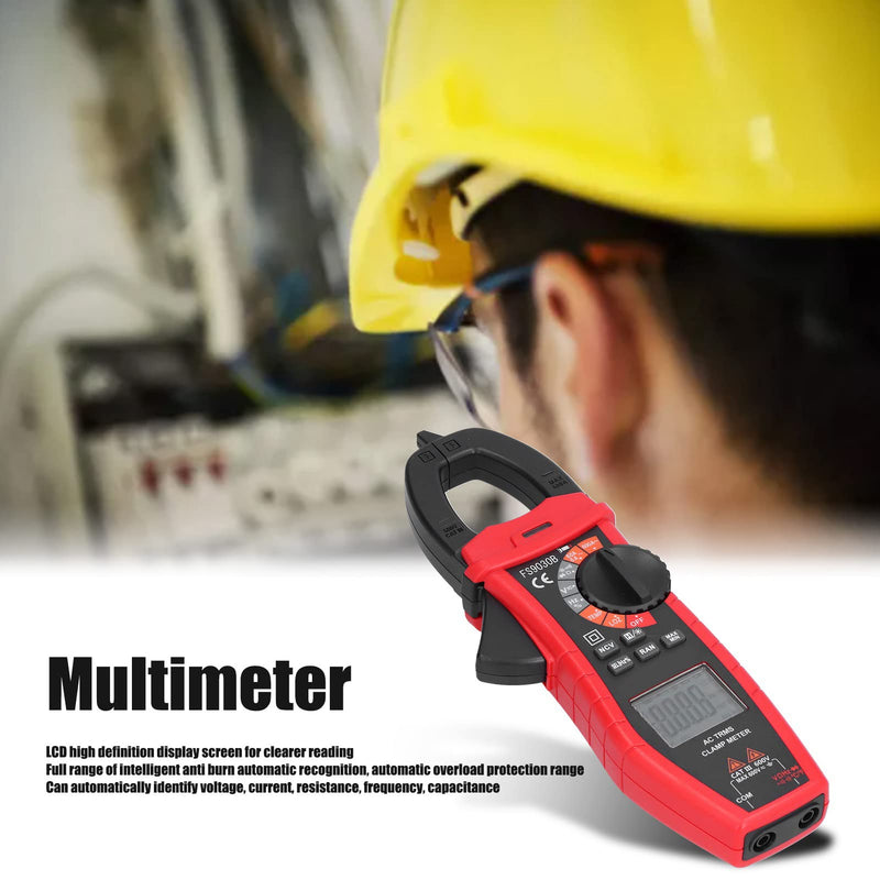  [AUSTRALIA] - Multimeter,FS9030B AC Clamp Meter Digital Multimeter Intelligent Voltage Current Tester Clamp Ammeter