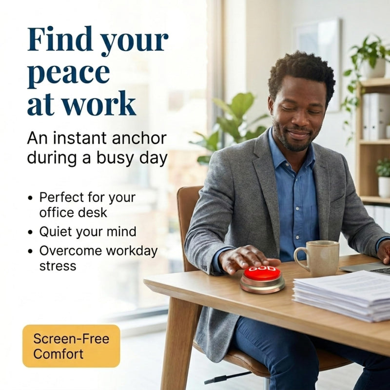 Hear God's Word at the Push of a Button | Plays 7 Uplifting Bible-Based Messages | Faith Gifts for Men and Women | Use for Daily Encouragement, Prayer and Reflection | Press for a Loving Word from Your Father in Heaven, Whenever You Need Encouragement