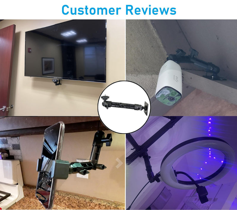 Webcam Wall-Mount, Ceiling-Holder Stand Compatible with Elgato Facecam-4K,MK.2,pro Webcams and Key Light Neo