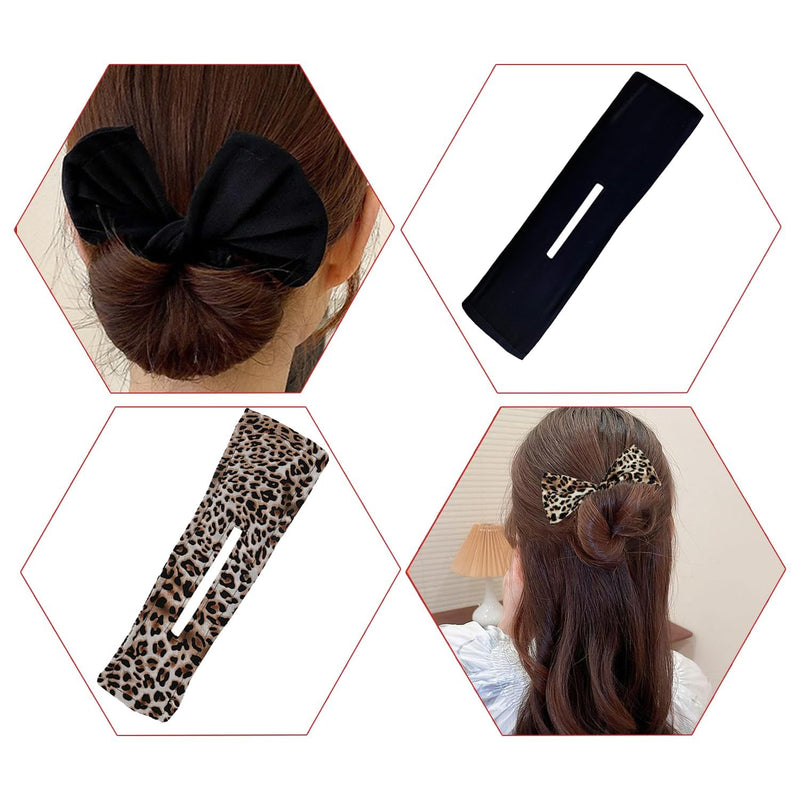 4-Piece Hair Bun Maker Set for Girls & Women - Lightweight Styling Tools for Ballet, Dance & Everyday Updos - Easy to Use & Reusable