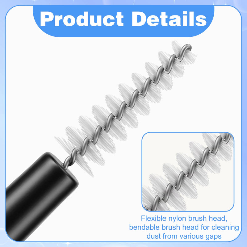 17 Pack Phone Charging Port Cleaner Dual Sided Anti Clogging Nylon Brushes Reusable Speaker Cleaning Tool Phone Charger Port Cleaner Kit for Headphones Phones Camera Tablet Computer