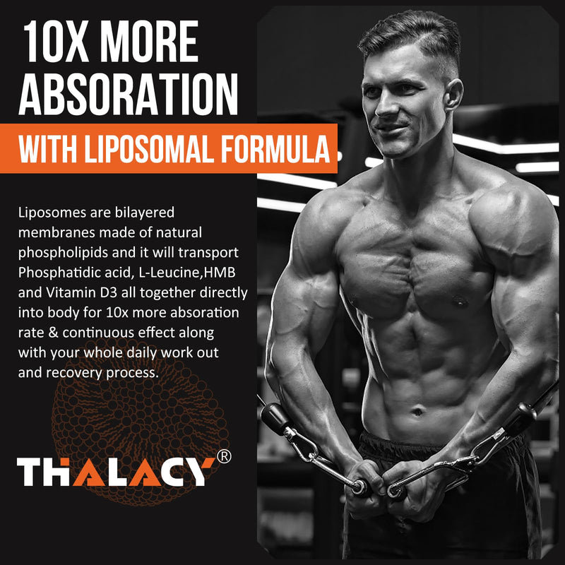 2000mg Liposomal Phosphatidic Acid Muscle Builder (PA), High Absorption Muscle Building Supplements for Men & Women | Muscle Gainer, mTOR Protein Synthesis & Lean Muscle, Strength,60 Capsules 1 Count (Pack of 60)