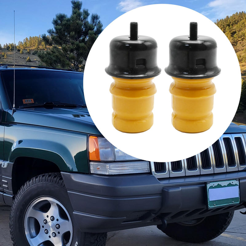 52087636AB 2 Pcs TJ Bump Stops with Cups, Replacement for Jeep Grand Cherokee ZJ 1993-1998, Replacement for Jeep Wrangler TJ 1997-2006, Replaces 52087636AC 52087992