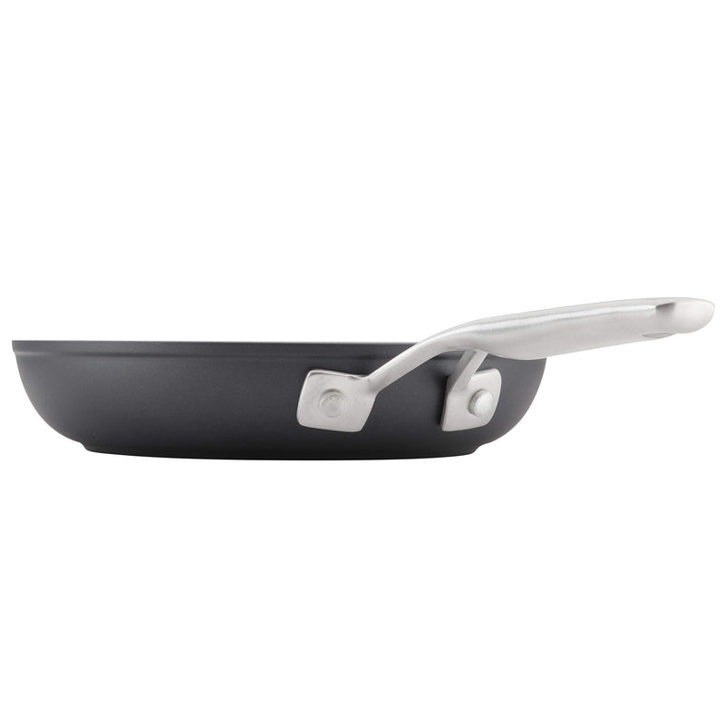 KitchenAid Hard-Anodized Induction Nonstick Frying Pan, 8.25-Inch, Matte Black Small Pan Skillet (8.25")