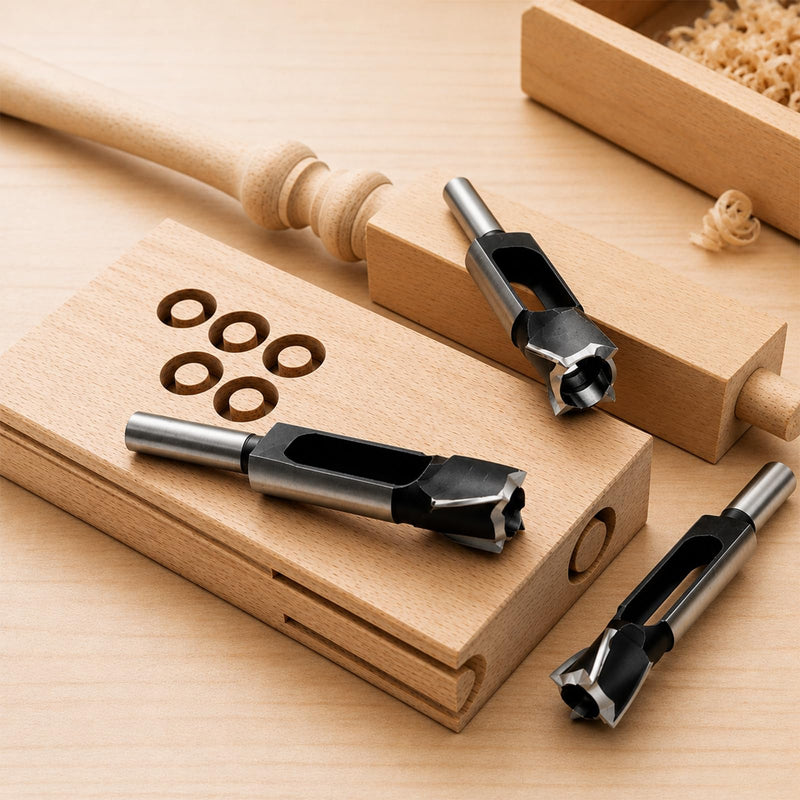 Carbon Steel Wood Plug Cutter Tenon Dowel Cutting Tools Drill Bit for Woodworking Furniture Making Carpentry Tool 1.37 Inch (35mm) 35mm