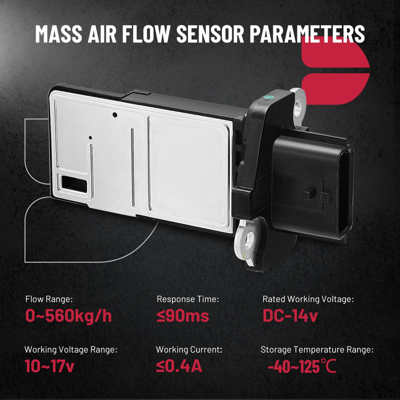 BDFHYK Mass Air Flow Sensor Meter MAF 22680-7S000 AF10141 Compatible with Altima Infiniti G37 Suzuki, 2003-2009 350Z 3.5L, 2009-2015 370Z 3.7L, 2003-2015 Murano 3.5L, 2005-2008 G35 3.5L & More