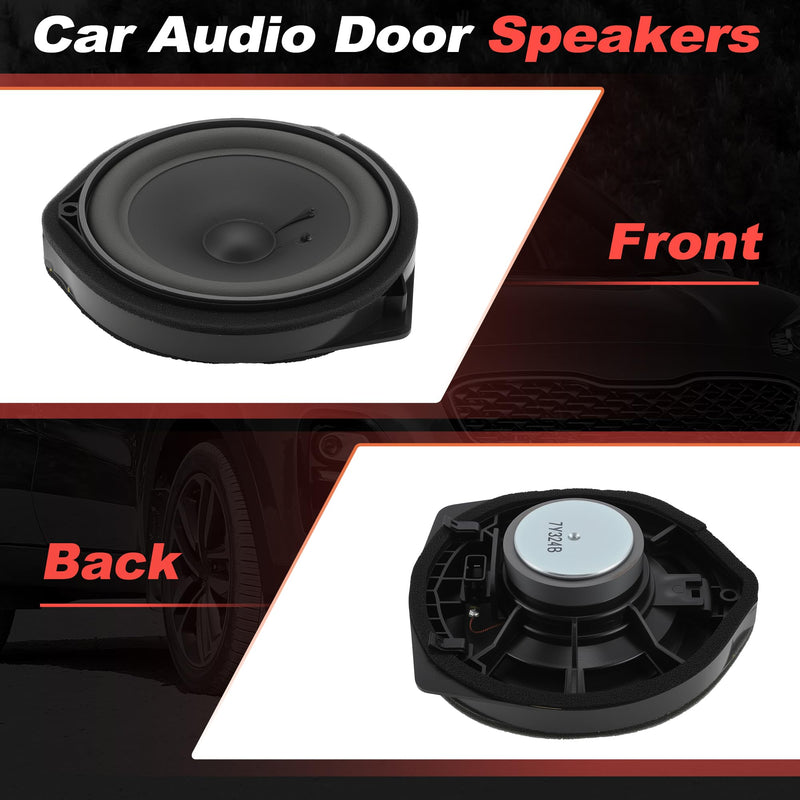 Motoforti 39120-TA0-A01 Front Door Speaker for Honda Civic 08-25 Left Right | for Honda Accord CR-V Odyssey Pilot 2008-2025, Car audio loudspeaker, Left or Right, Radio coaxial speakers