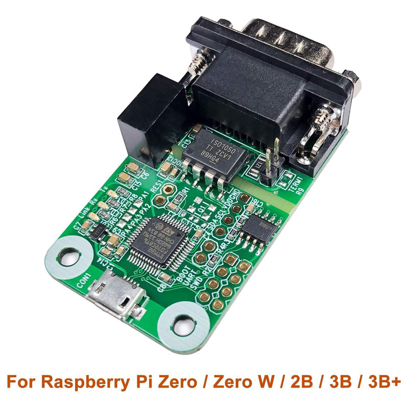 USB CAN Converter Module for Raspberry Pi 5/4/Pi3B+/Pi3/Pi Zero(W)/Jetson Nano/Tinker Board and Any Single Board Computer Support Windows Linux Mac OS Android Venus OS USB2CAN