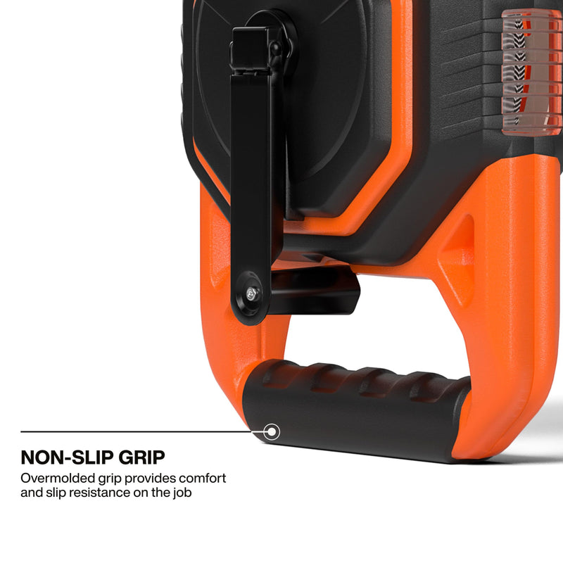 KLEIN TOOLS CHLK150 Heavy-Duty Chalk Reel, 150-Foot, 4:1 Gear Ratio, Chalk Line and Rubber Stopper Top with a Nested Ring Design