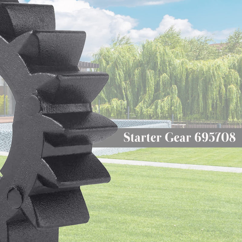 prime&swift Starter Pinion Gear 695708 Replacement fit for Briggs & Stratton Engine 280104 693058 693059 (10 Pack)