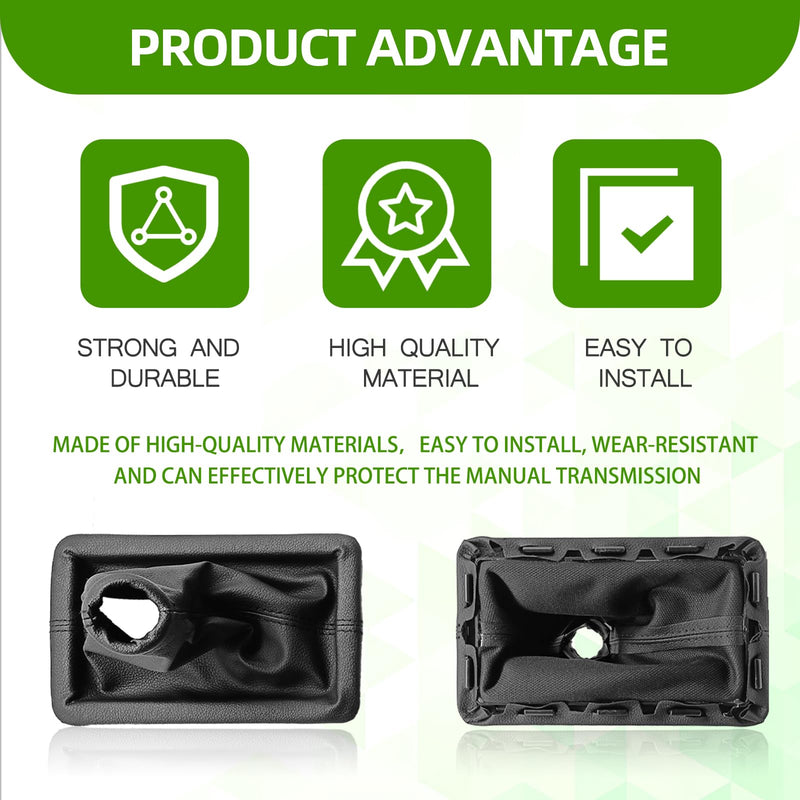 Transmission Shifter Boot Cover, Shifter Boot Cover Compatible with Fd Mustang 2005-2009, Replaces OE #8R3Z-7277-AA, 8R3Z7277AA