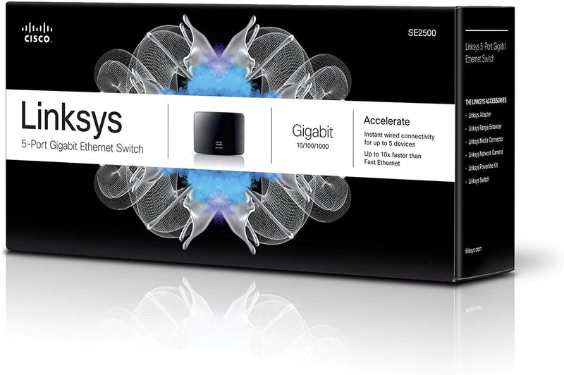 Linksys SE2500 5-Port Gigabit Ethernet Switch SE2500-NP