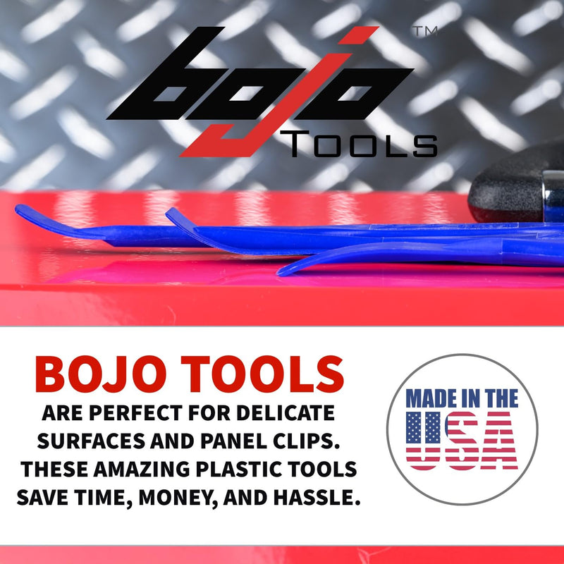 Bojo Tools - 3-Piece Plastic Sealant Smoothing Tool Kit in Pouch - Medium Duty 5-PACK