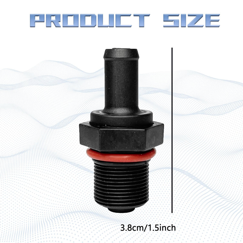 PCV Valve for Car, Automobile PCV One-way Check Valve Replacement 267402G000 26740-2G000, Positive Crankcase Ventilation Control Valve Compatible with Hyundai Elantra Sonata JAC Chery Nissan Black