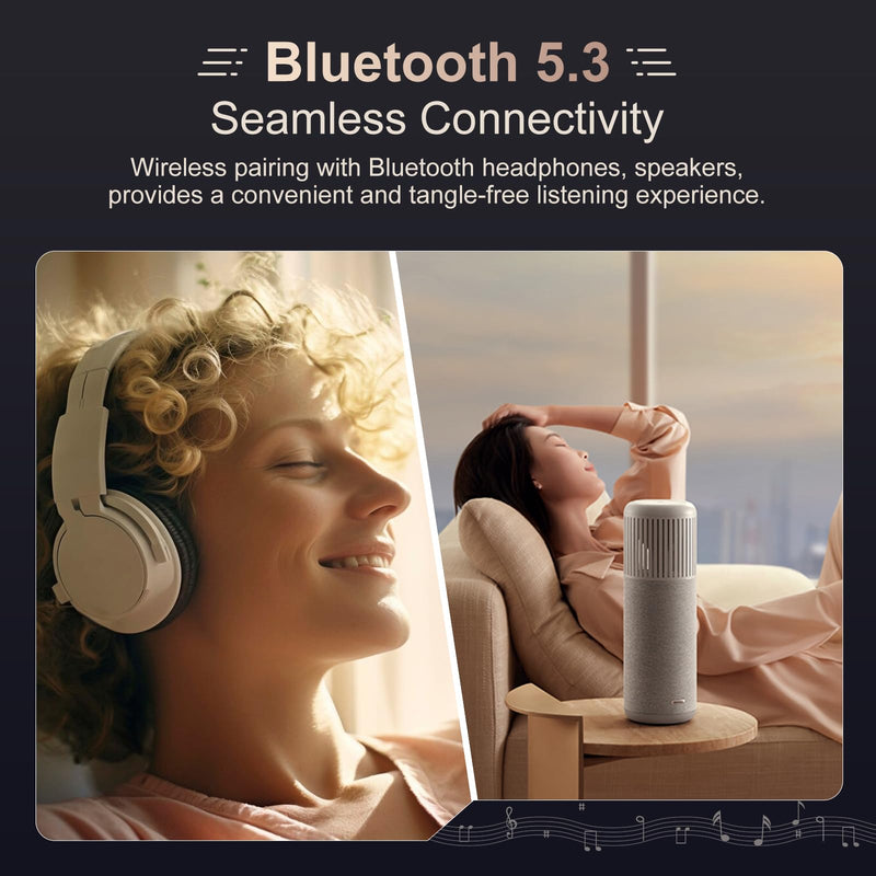 MECHEN D53 128GB Bluetooth MP3 Player 2.4" Touch Screen Black | Voice Recorder, FM Radio, HiFi Speaker, Supports 512GB SD Card, Compact Design