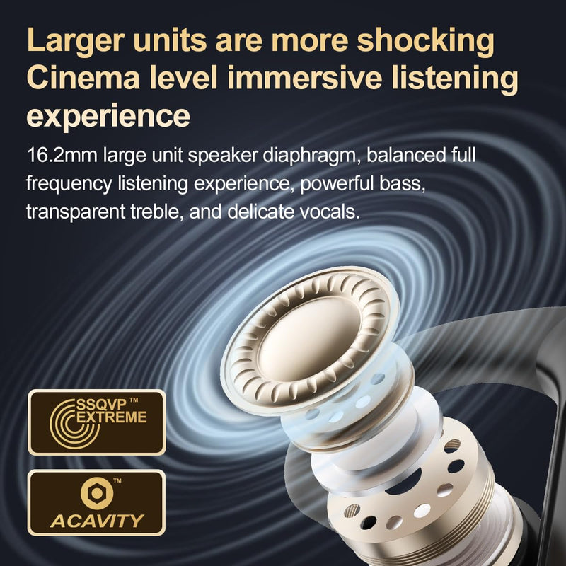 Bluetooth Headset, Dual Mic Noise Cancelling, 48H Talk Time, Clear Calls | Trucker Headset, Wireless Earpiece, Hands Free Headset for Driving, Office, Business, Long Battery Life, Open Ear Comfort