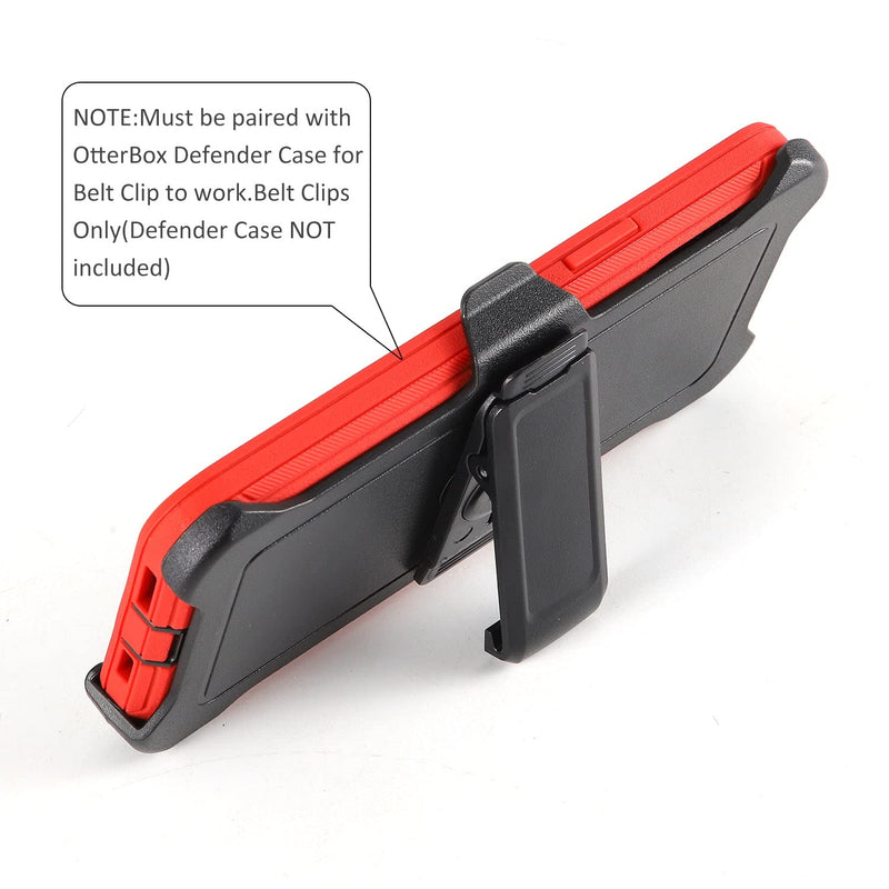 2 Pack Replacement Belt Clip Holster for Samsung Galaxy S26 Plus OtterBox Defender Series Case | Clip for Belt Holder (Case Not Included) 2 x Clips - Black Galaxy S26 Plus (6.7")