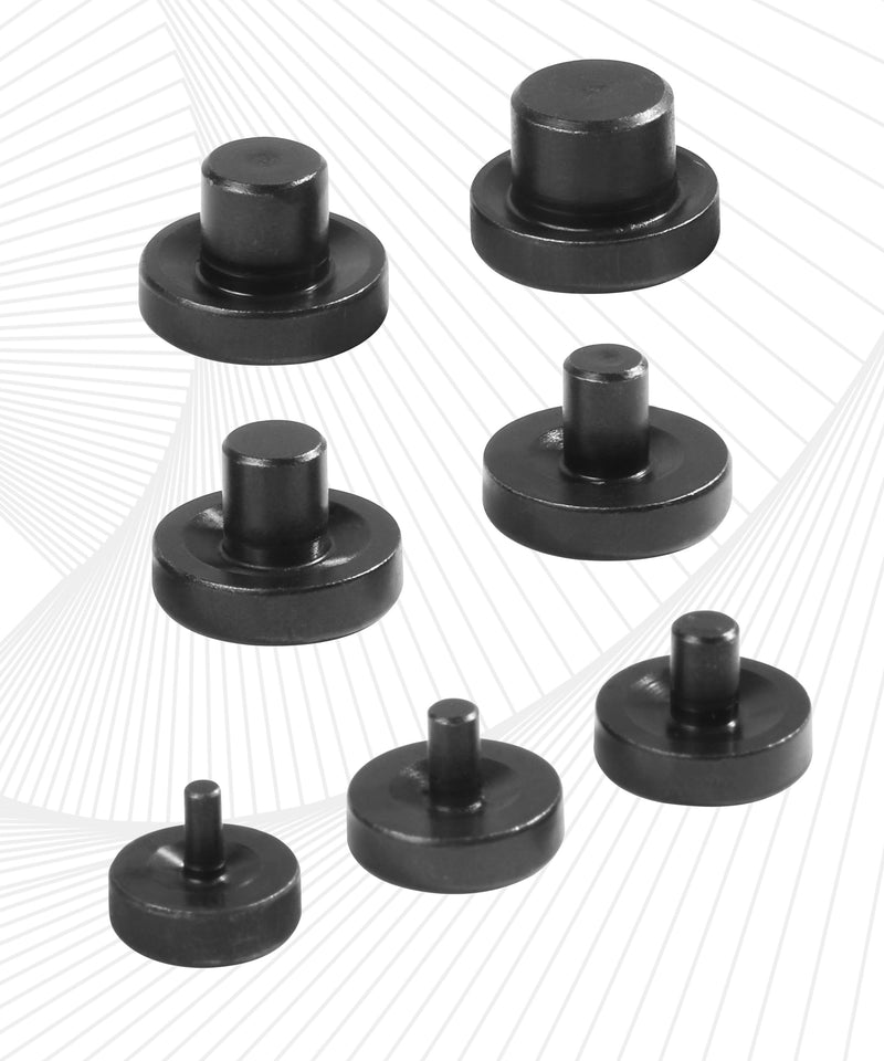 VARGTR 7PCS Double Flare Tool Adapters,Car Accessories Tubing and Flaring Tool Kit Replacement Head,Tubing and Flaring Tool Kit,Fit for 3/16,1/4,5/16,3/8,7/16,1/2,5/8 Inch Tube Expander Flaring