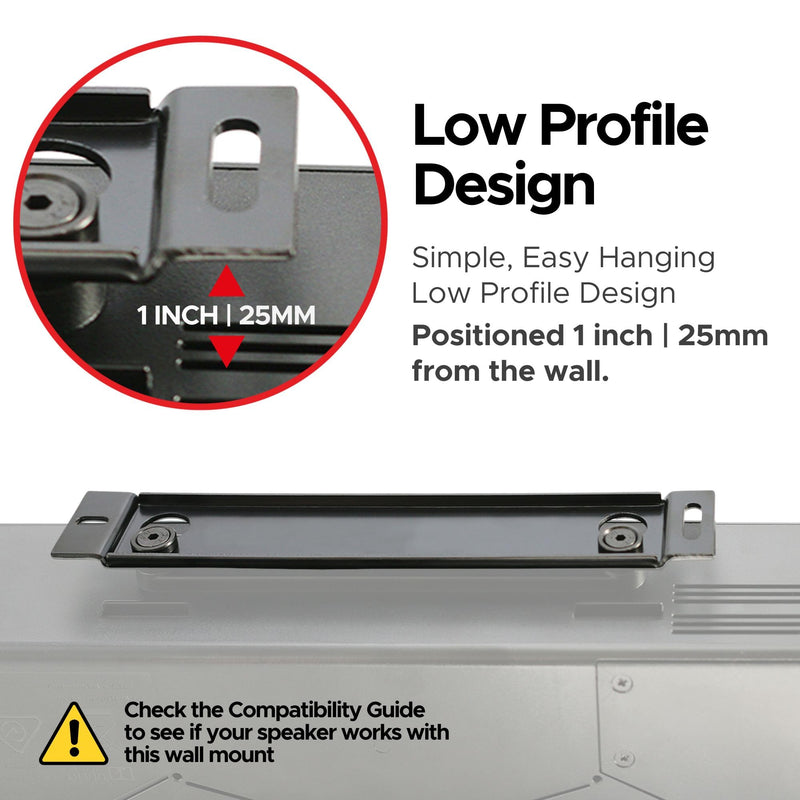 Sound Bass Solo 5 Wall Mount Bracket for Bose Solo 5 Sound Bar, Complete Kit with All Mounting Hardware, Compatible with Series II Soundbar, Designed in The UK by Soundbass