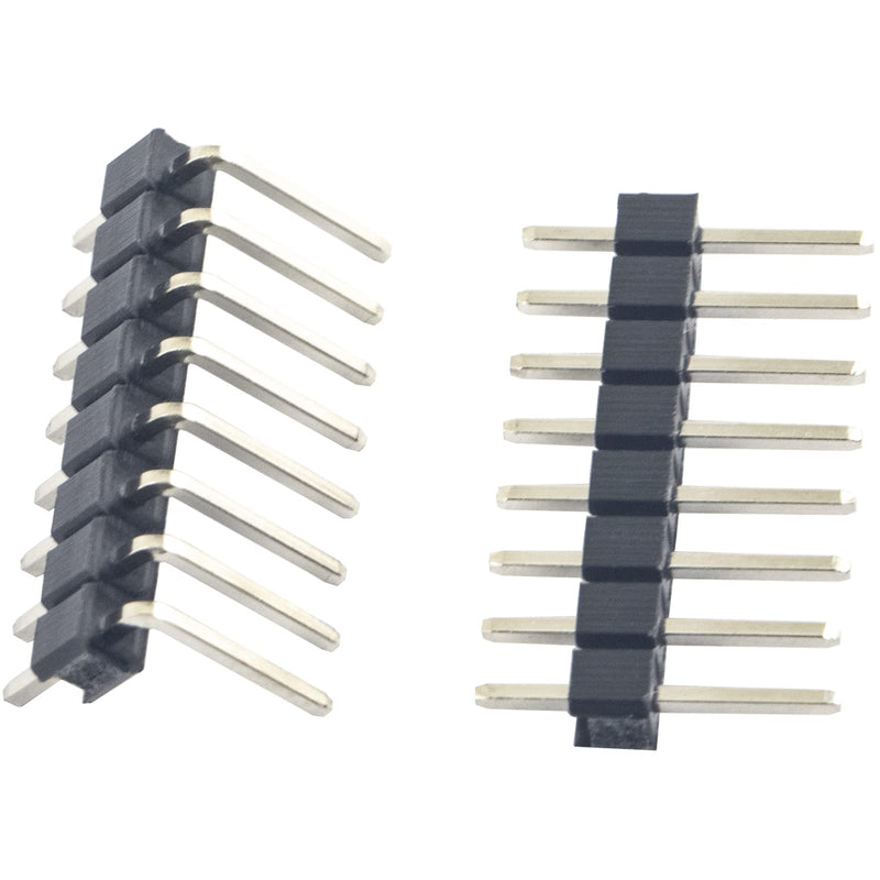 whiteeeen 4pcs RJ45 Breakout Board 8P8C Jack Ethernet Connector with 8Pin 2 Type Pin Headers (Straight and Right Angel)