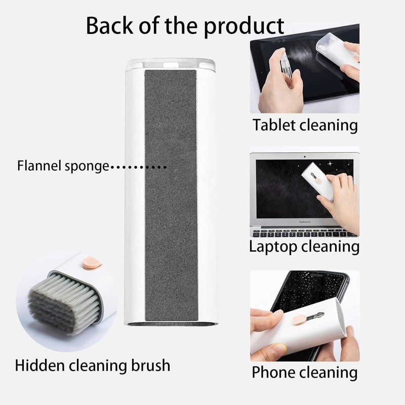 7-in-1 Electronic Cleaner Kit,Keyboard Cleaner,Laptop Cleaner Kit for Monitor, Cell Phone, Headset, Laptop Camera Lens (Blue) Blue